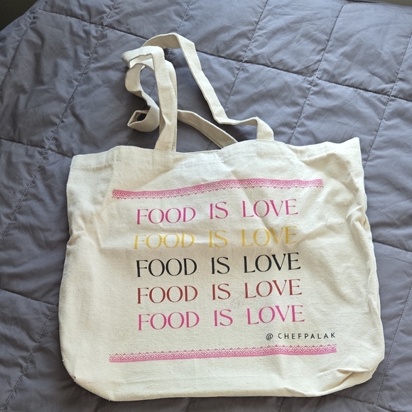 Food Is Love Kitchen Cookbooks Collection With A Tote Bag - Picture 4 of 5